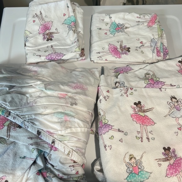 Pottery Barn Kids Bedding Pottery Barn Kids Full Flannel Sheet Set Poshmark